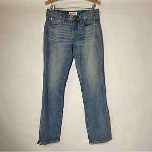 NEW Madewell Size 25 Boyjean Coltrane Blue Light Wash Denim Jeans